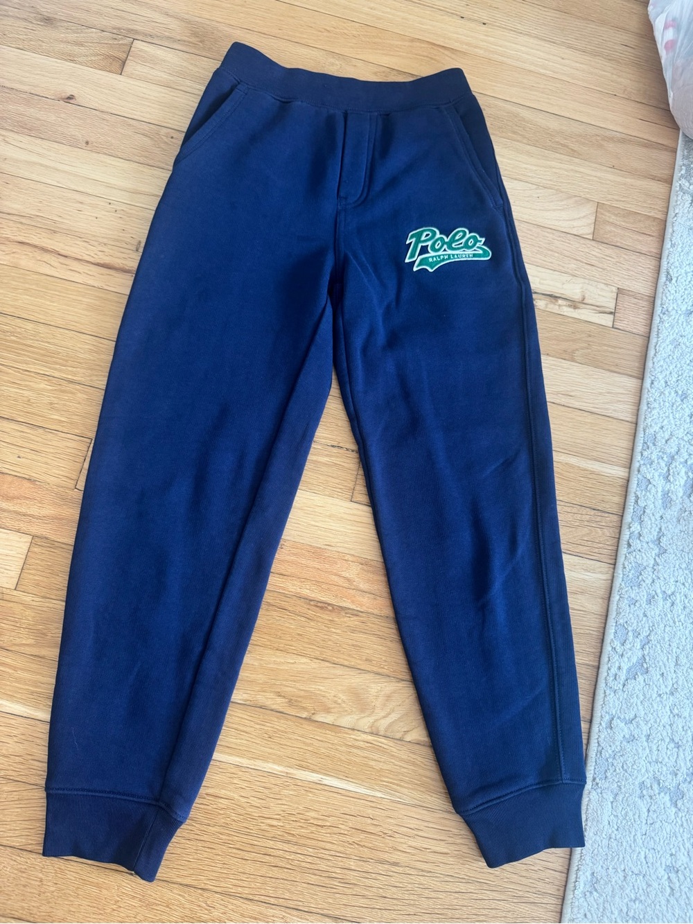 Polo Ralph Lauren Navy Blue & Green Jogger Sweatpants Pants
